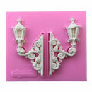 Silicone Wall Light Lamp Fondant Cake Mold Chocolate Sugarcraft Mould Decor U3S1