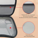 Portable EVA Hardshell Carrying Case Silkscreen Print for DualSense (Black) A