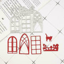 DIY Windows Shaped Cutting Die Carbon Steel Stencil Dies Cutting Q9G8 B1W6