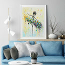 Girl 5D DIY Full Round Drill Diamond Painting Needlework Home Decor (B1086)