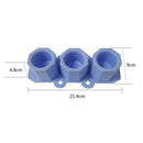 2 Pcs Set Flowerpot Silicone Mold 3 in 1 DIY Cement Pot Making Mold Manual