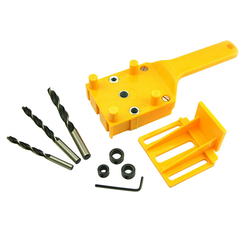 2 Pieces Woodworking Dowel Jig With Drill Bits Sets For Joinery Doweling
