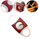 Redwood Stainless Steel Double-Edged Cigar Cutter Scissors Cigar Accessories