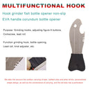 Multifunction Hook Grinder Bottle Opener Outdoor Hiking Camping Groove Tool