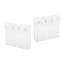 2pcs Personality Aquarium Ornament Crystal Suction Cup Pot for Aquatic Planting