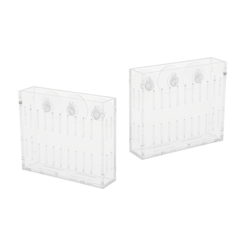 2pcs Personality Aquarium Ornament Crystal Suction Cup Pot for Aquatic Planting