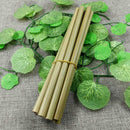 Eco-Friendly Bamboo Drinking Straws Set Reusable Straws (Army Green 23cm) A