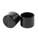 Rubber Nonslip Bottom Foot Covers Protectors 30mm Dia 20 Pcs Black