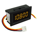 DC 3 Wire 0.36'' Yellow LED Digital Display Panel Volt Meter Voltmeter Motor