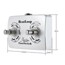 Rowin Dual Footswitch Foot Switch Pedal for Rowin BEAT LOOP Recording Effec
