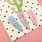 Girls Mini Metal Princess Side Hair Clip Candy Color