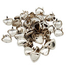 50Pcs Sweat Love Heart Metal Studs Sewing Rivets for Leather Craft Clothing