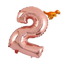 Digital Number 2 Balloons Huge Giant Balloons Foil Mylar Number Balloons For