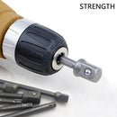 6 Pcs Hex Shank Socket Adapter Drill Bit/Extension Set, 1/4-Inch, 3/8-Inch, X2J8
