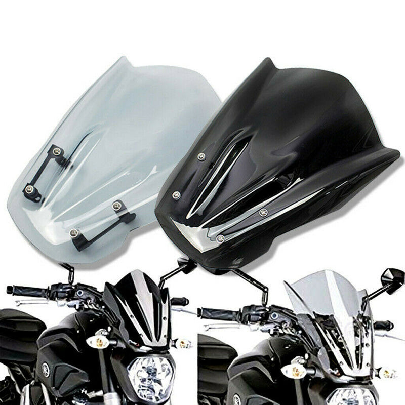 Smoke Motorcycle Windscreen Windshield Racing for Yamaha MT-07 FZ-07 MT07