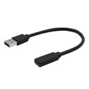 USB Type-C Female to USB 3.0 Male Charging Data Cable Adapter Macbook Laptop
