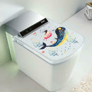 Cute Cartoon Whale Sea World Pattern Kids Wall Nightstool Stickers Decor A