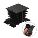 Solid State Relay Heat Sink,3PCS Aluminum Heatsink PID Temperature Controll X6O7