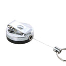 Security Wire Burglar Tool Retractable Key Recoil Ring Chain-.AU Pull Buckl B9G8