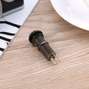 1pc Long Threaded Stereo Brown Copper Output Jack for Electric Guitar Bass A
