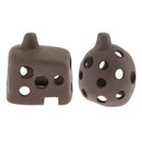 2 x Ceramic Aquarium Hideout Decor Safe Spacious Privacy Ideal Breeding Ground