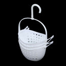 3 Tier Plastic Basket Shower Caddy Hanging Rack Tidy Shelf Organiser Storag W1Y9
