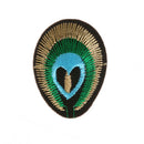 20pcs Peacock Eye Embroidered Cloth Iron On Patch Sew Motif Applique