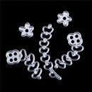 1set Metal Cutting Dies Stencil Craft EmbossingScrapbooking flower garland DIYLJ