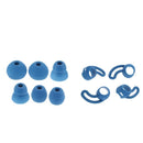 3 Pairs S + M + L Ear Tips Earphones Replacement + Earloop Hook Clip for  in-Ear