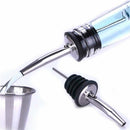 Stainless Steel Liquor Spirit Pourer  Wine Bottle Pour Spout StopperB Ew