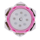 Solar Powered 360 Degree Rotating Display Stand LED Light Turntable Pink