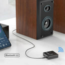 Bluetooth 5.0 Transmitter and Receiver, 2 in 1 Wireless Audio Adapter for TV