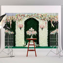 0.9x1.5m Flower Wedding Photography Backdrops Wall Background Cloth Props A