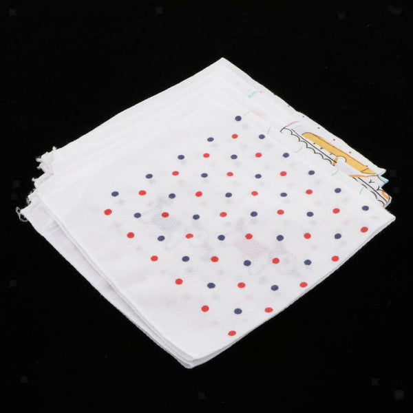 5pc Kids Cartoon Handkerchiefs Baby Hanky Comfy Soft Kerchiefs Party
