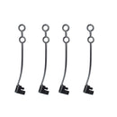 4Pcs New SAE Cover Waterproof Plug Cap DC Power Solar Flat Wire Cable Connector