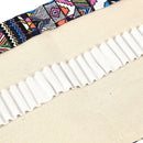School Canvas Roll Pouch Pen Storage pecncil box 48 Holes National style V9Q6