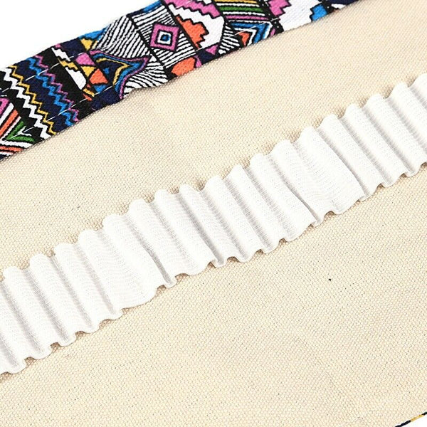 School Canvas Roll Pouch Pen Storage pecncil box 48 Holes National style V9Q6