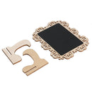 10pcs Mini Blackboard for Message Board Signs Parties decorative pattern
