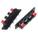 2Pcs 4 Positions Spring Connector Terminal Audio Speaker Terminals Wiring C3C