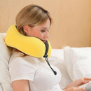 Yellow Travel Pillow Memory Foam with 360-Degree Head Support Comfortable N W4F8