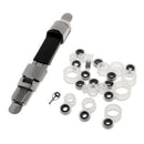 15pcs 0.9-14mm Rod Repair Kit Fishing Rod Guides Tips and Reel Seat