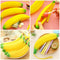 Novelty Silicone Portable Banana Coin Pencil Case Purse Bag Wallet Pouch .AU