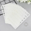 12Pcs Kids Letters Plastic Stencil Template Diary Journal DIY Painting Drawing