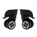 1 Pair Suitcase Luggage Silent Casters Wheels for Travelling Bag - L (Large)