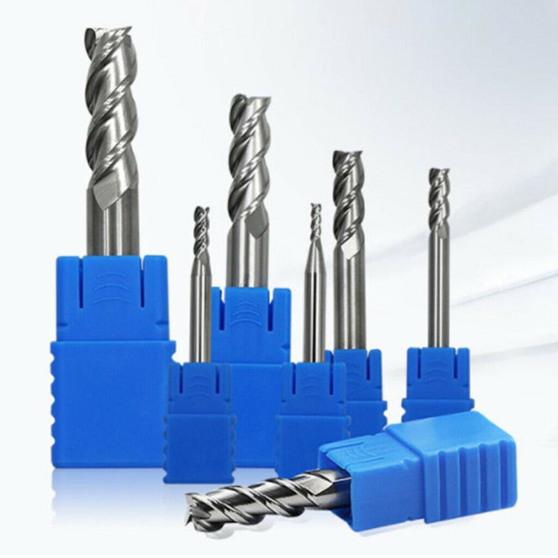 2x4Dx50mm Milling Cutter Wear-resistant Flat-end Tungsten Steel HRC45 New