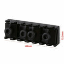 7 String Locking Nut Electric Guitar Nut Tremolo Bridge 48mm (Black) Z1H5