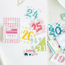 45Pcs/Box Date Numbers Paper Seal Stickers Scrapbooking Diy Diary Album Label ME