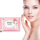 25pcs/bag Sensitive Facial Skin Cleansing Cloths Remove Skin Makeup Dirt A0W4