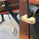 Wooden Fly Fishing Rod Rack Holder Magnetic Rod Guard Rod Transport System