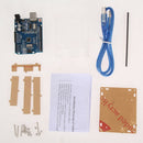 Arduino ATmega328P CH340G UNO R3 Board + USB Cable +Acrylic Box Case Kit